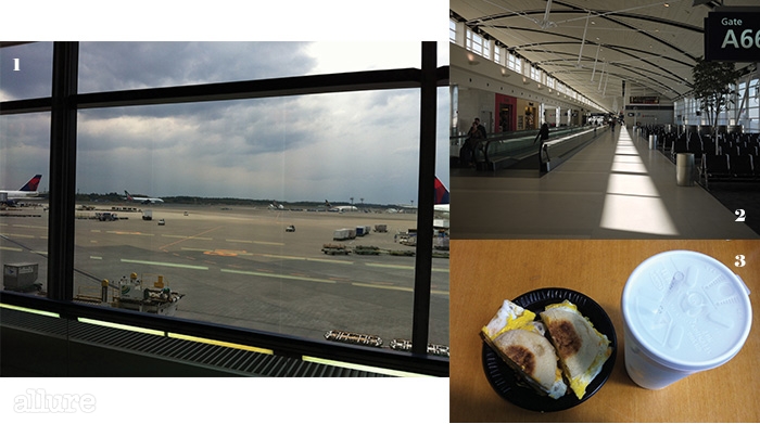 1 언제 봐도 시원한 공항 활주로. 2 사람들이 바삐 오가는 공항 풍경. 3 출출하면 먹을 수 있는 다양한 식당이 있다.