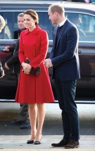 WHITEHORSE, BC - SEPTEMBER 28:  Catherine, Duchess of Cambridge and Prince William, Duke of Cambridge arrive at McBride Museum during the Royal Tour of Canada on September 28, 2016 in Whitehorse, Canada. Prince William, Duke of Cambridge, Catherine, Duchess of Cambridge, Prince George and Princess Charlotte are visiting Canada as part of an eight day visit to the country taking in areas such as Bella Bella, Whitehorse and Kelowna  (Photo by Chris Jackson/Getty Images)
