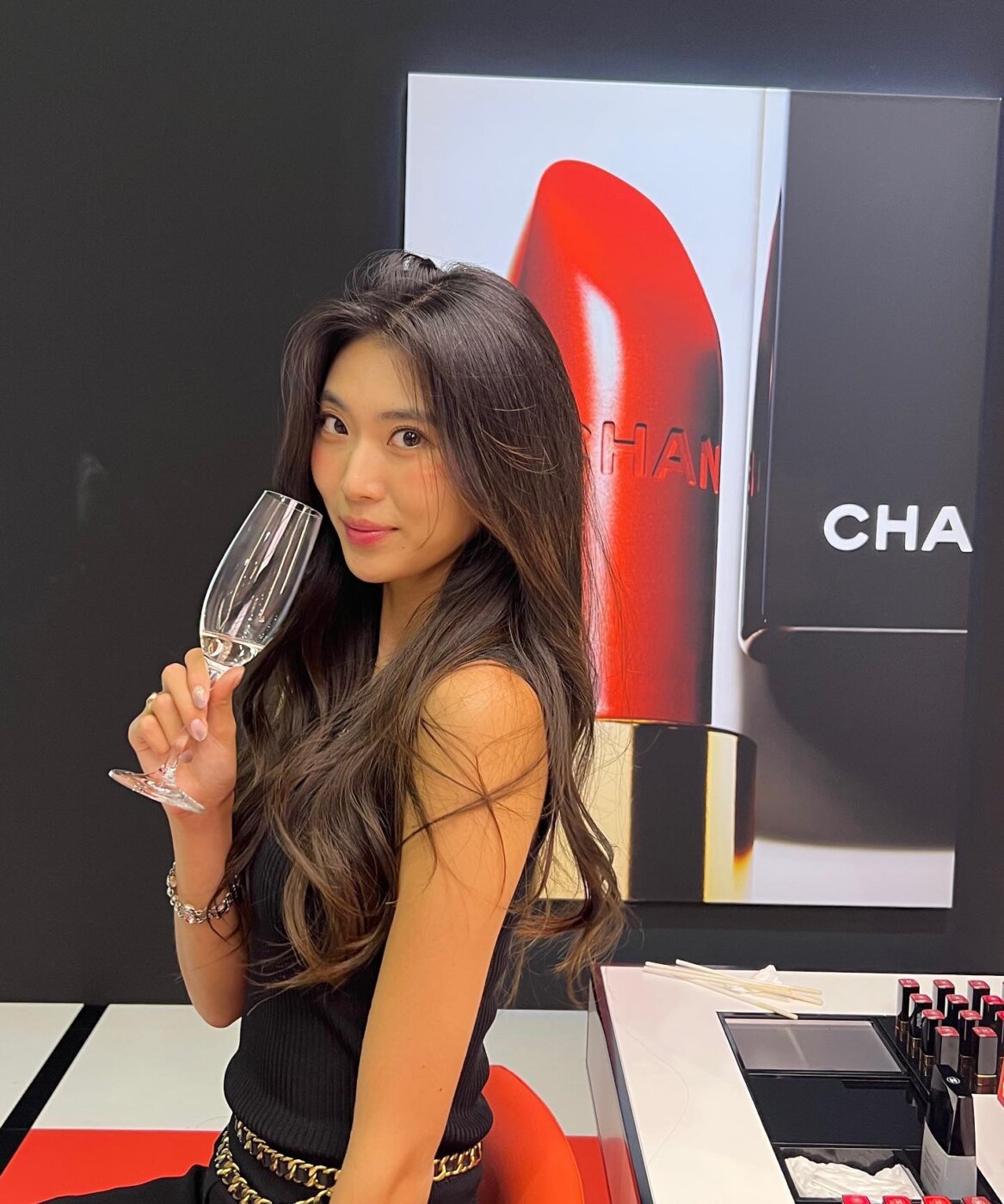 lee nadin chanel beauty pop up instagram