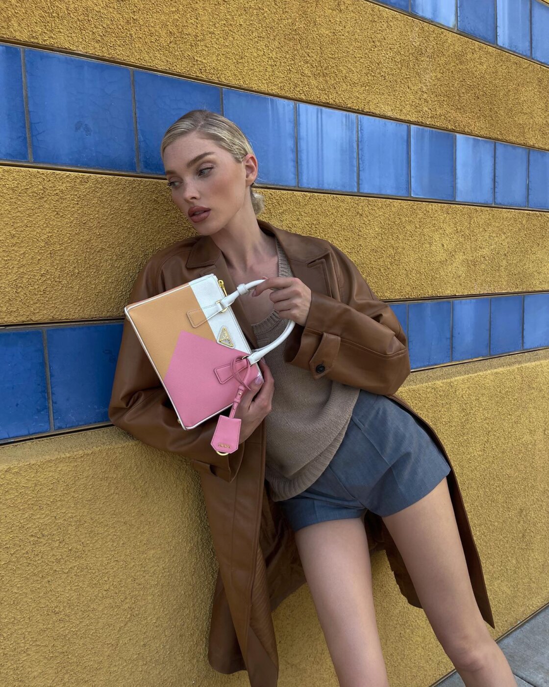 ELSA HOSK PRADA STYLING 엘사 호스크 프라다 사피아노 갤러리아 백 GALLERIA BAG