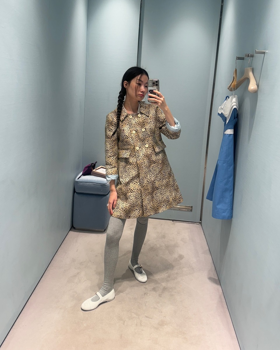 컬러 스타킹 패션