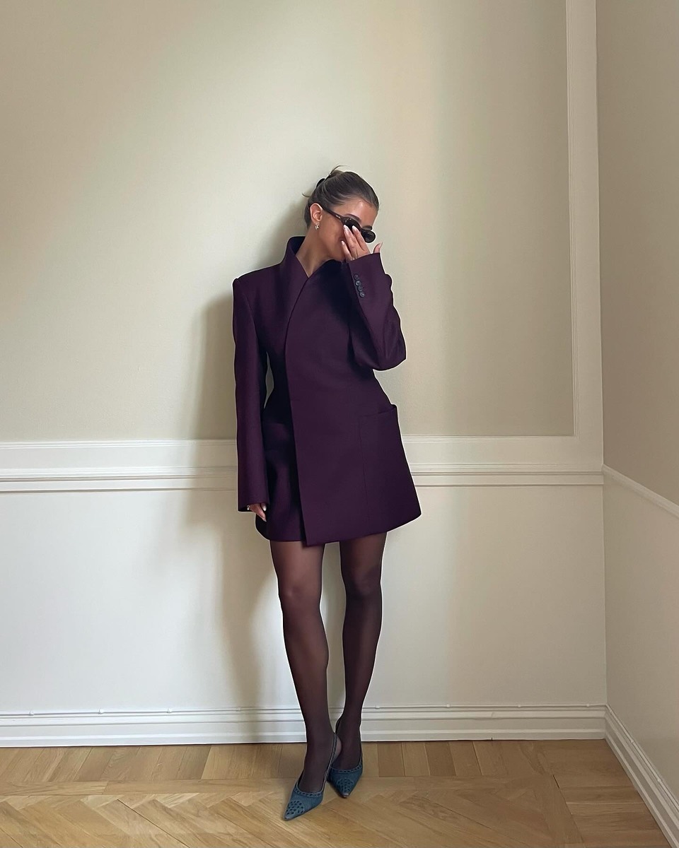 2025 trend color burgundy, purple, fall fashion 2025, burgundy outfit, 버건디 패션, 퍼플 패션