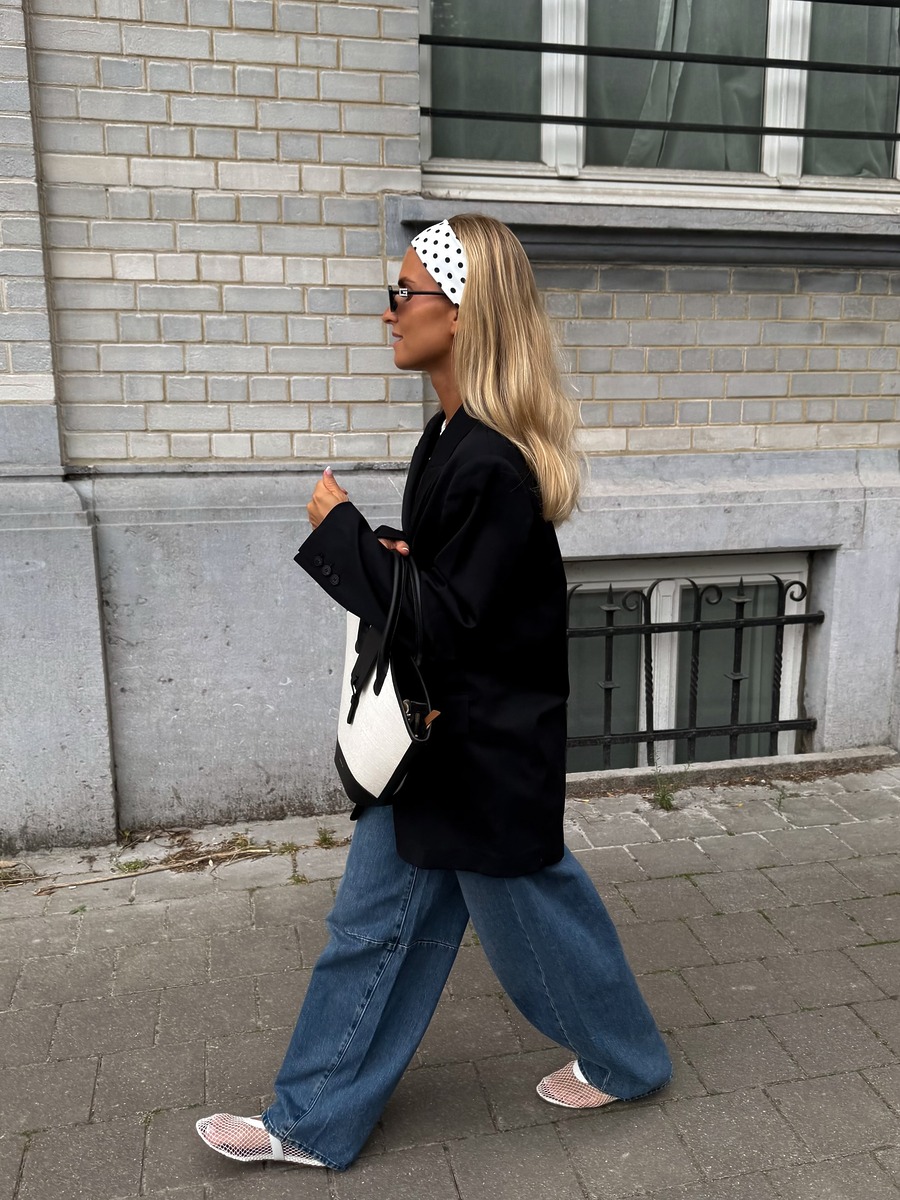 Polka Dots Fashion, 2025 f/w street fashion, dots outfit, 폴카 도트, 가을 도트, 도트 유행