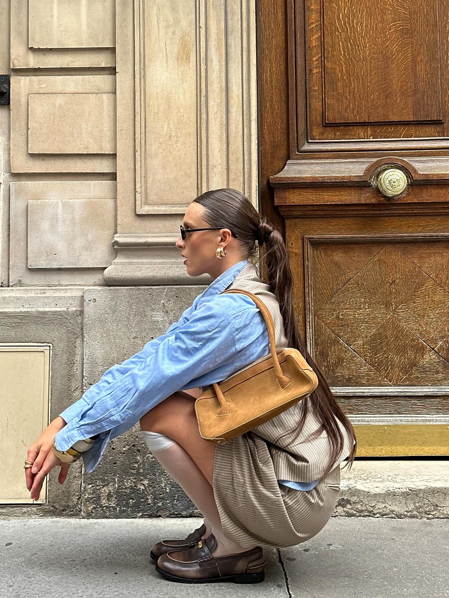 2025 F/W BROWN BAG OUTFIT, BROWN BAG, SUEDE BAG, 스웨이드백, 브라운백, 가을 가방 패션, 가방 추천