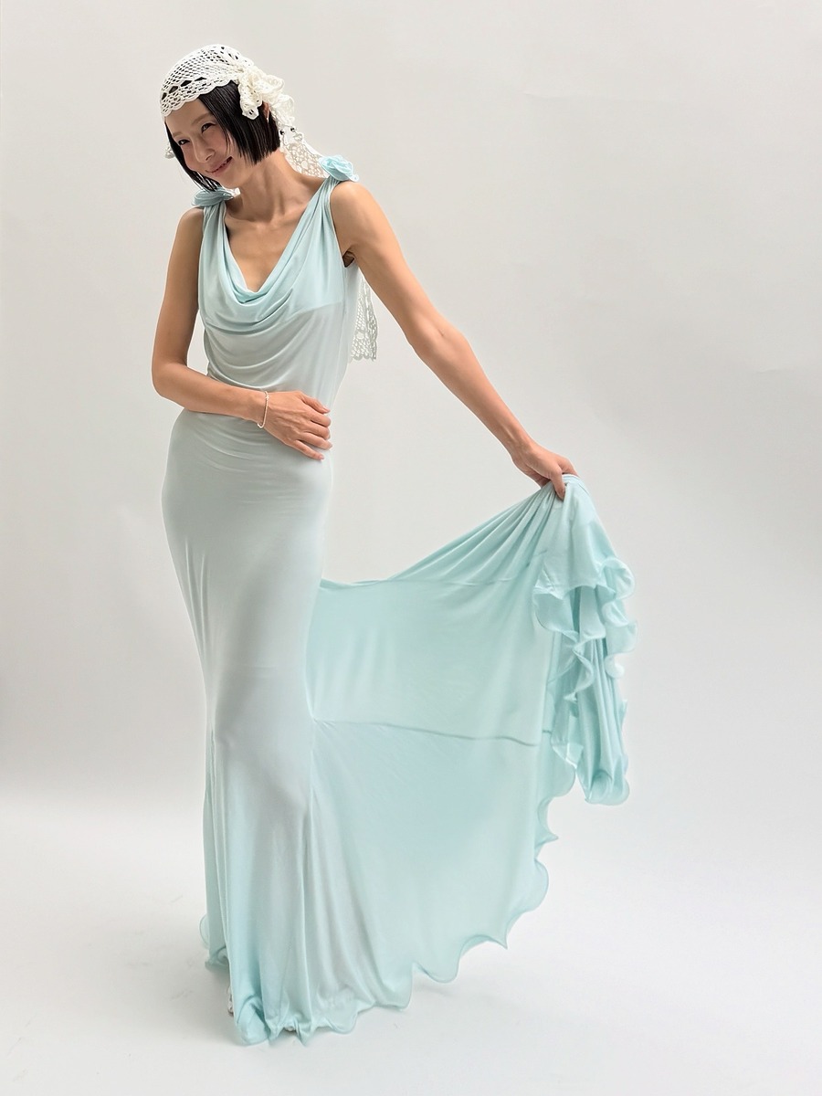 셀럽 웨딩드레스