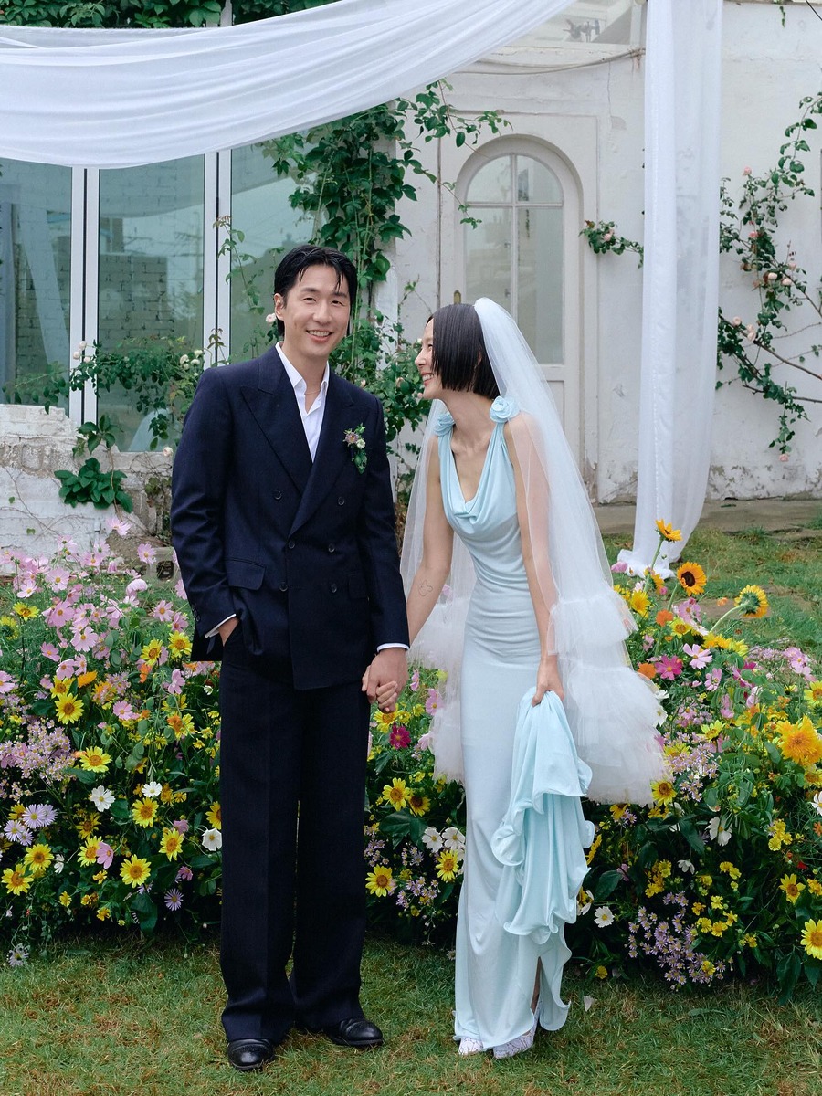 셀럽 웨딩드레스