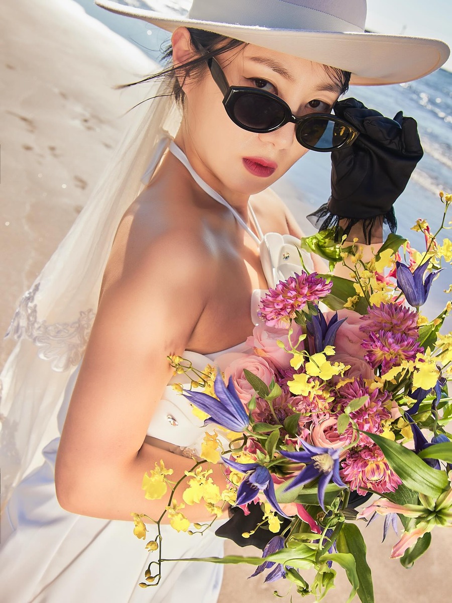 셀럽 웨딩드레스