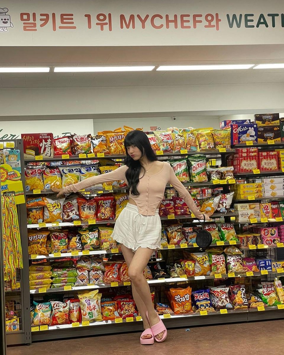 수지 핑크 패션