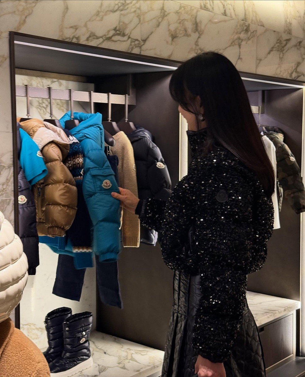 패딩아이템 고소영