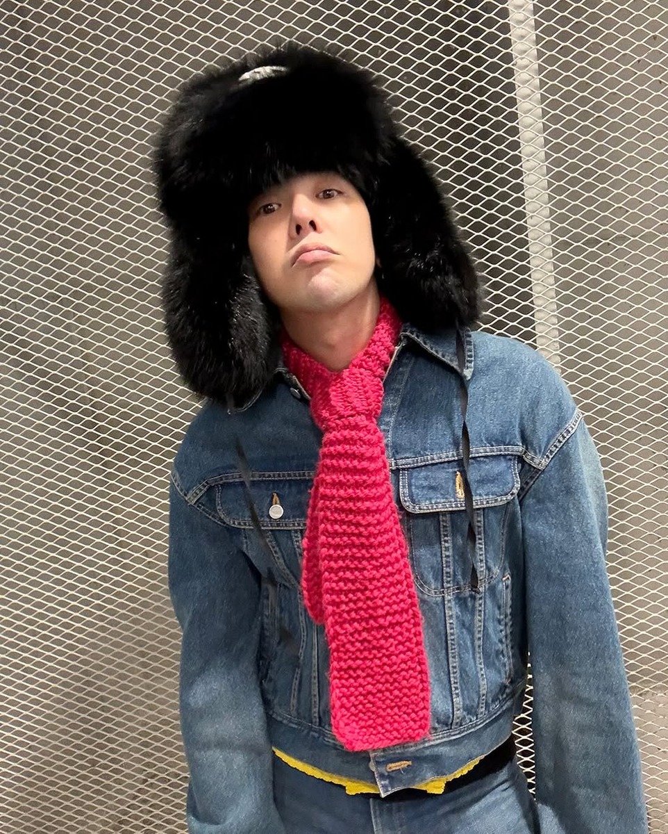 지디 니트 목도리