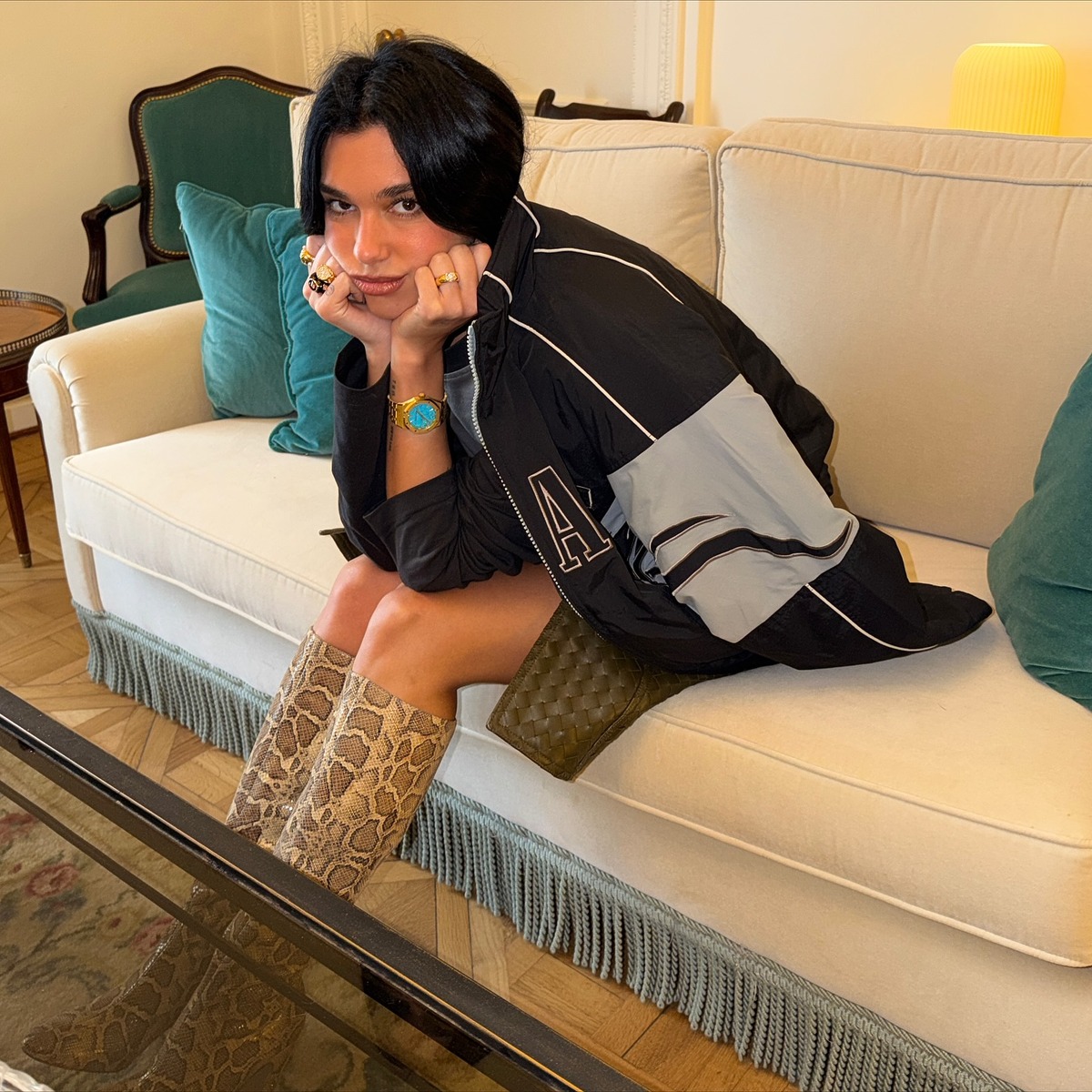 애니멀프린트 스네이크 두아리파