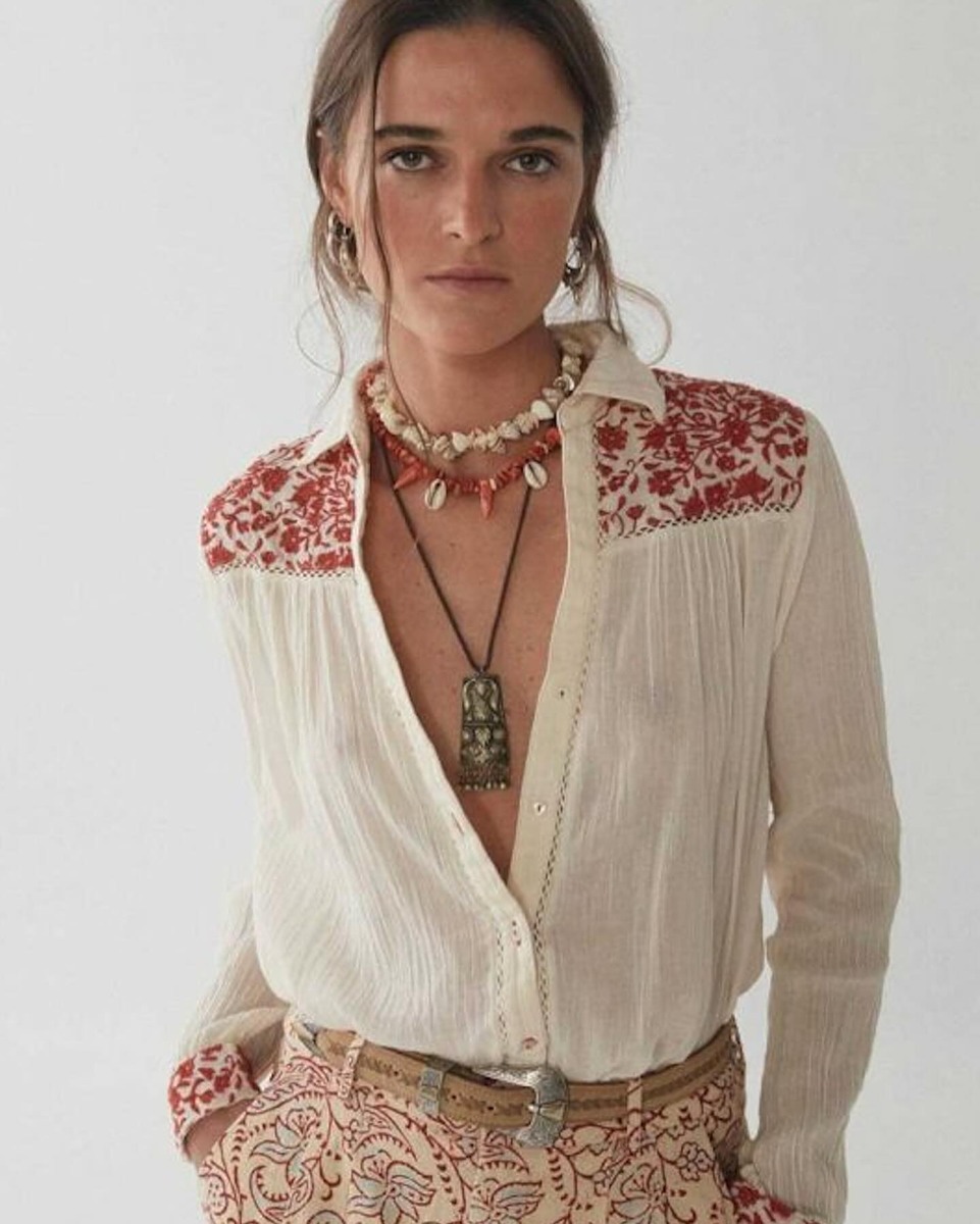 전도연 보헤미안룩