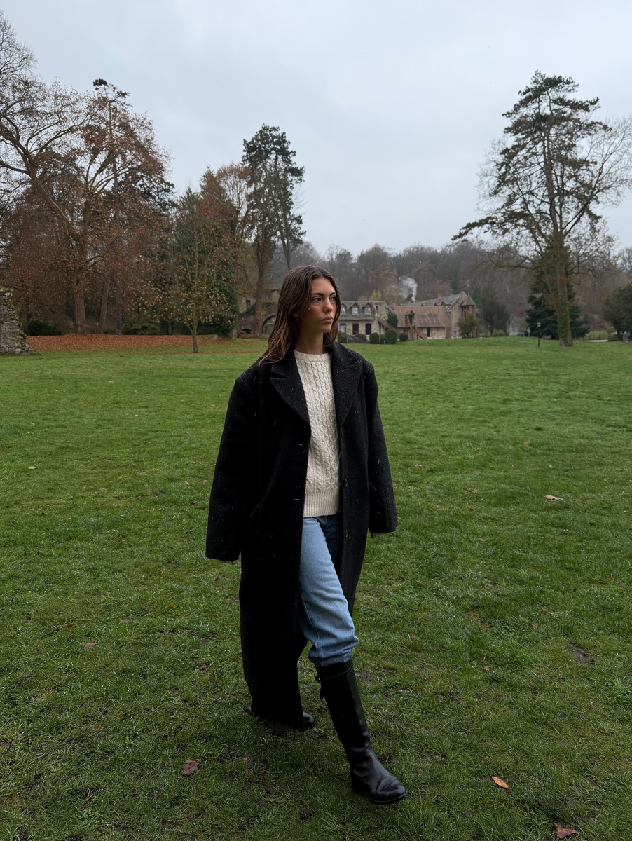 long boots ootd, classic boots outfit, boots