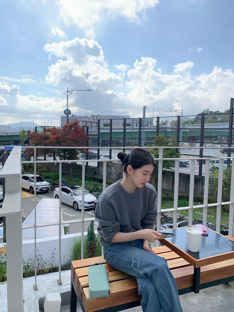 앞머리 히피펌 수지