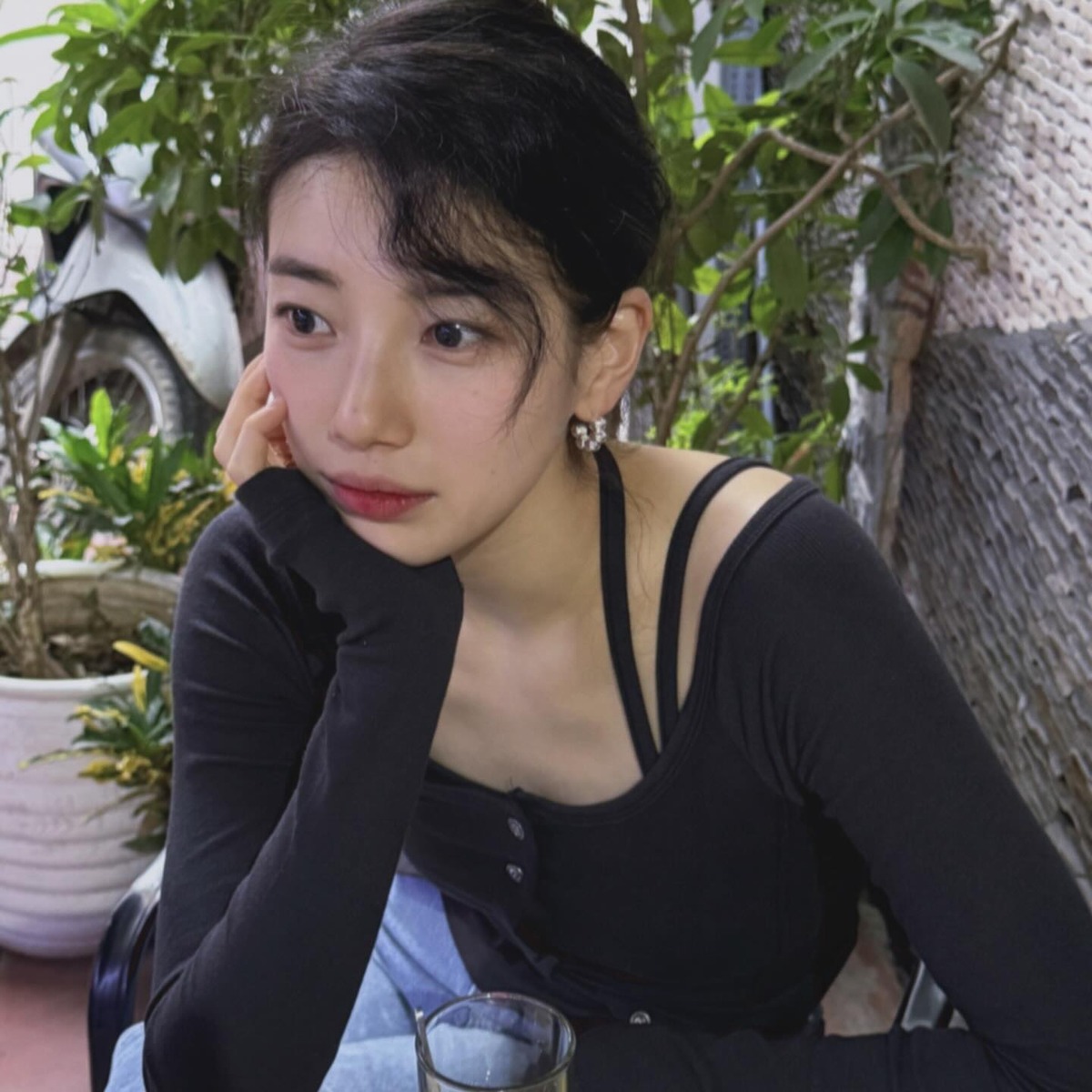 앞머리 히피펌 수지