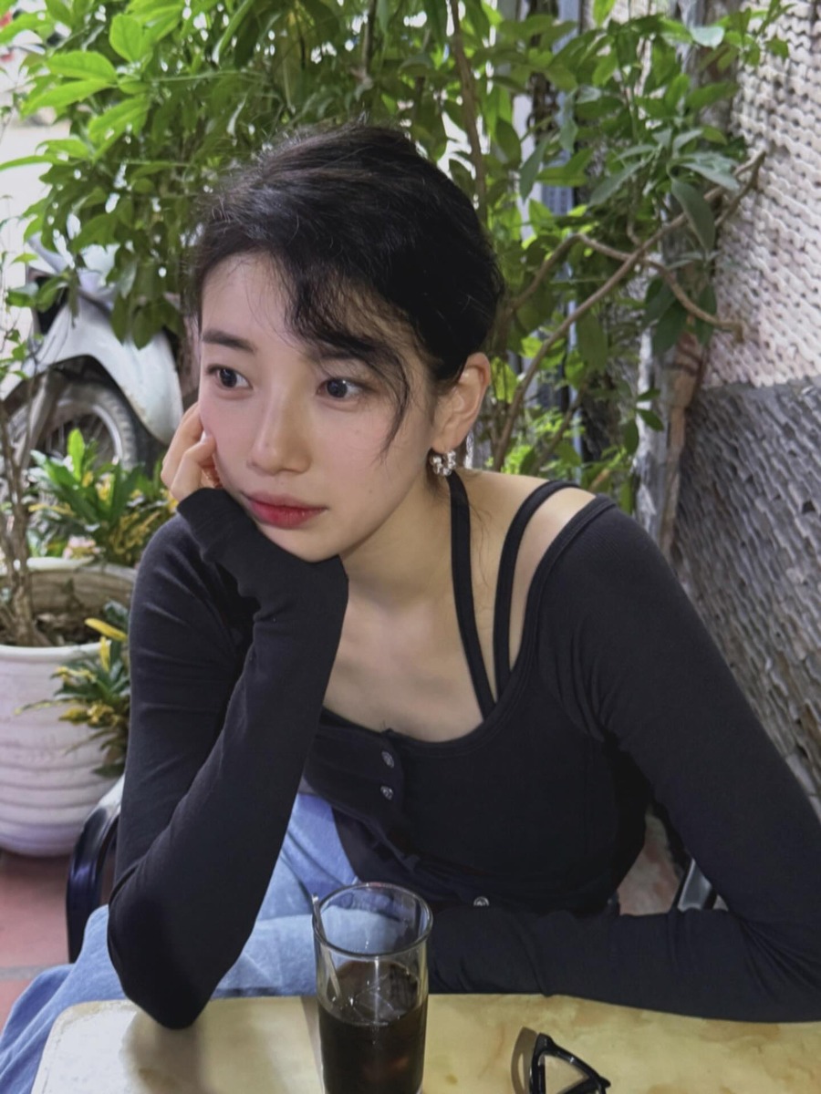 앞머리 히피펌 수지