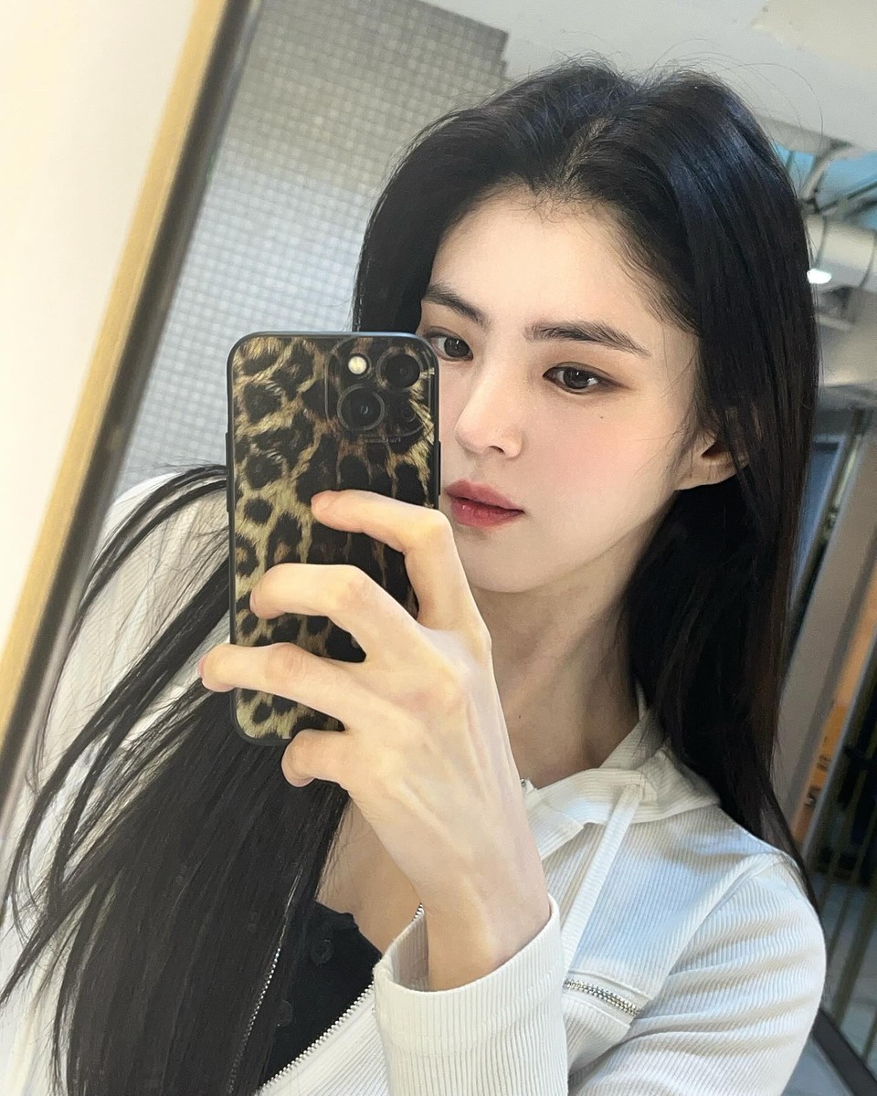 레오파드 호피 한소희