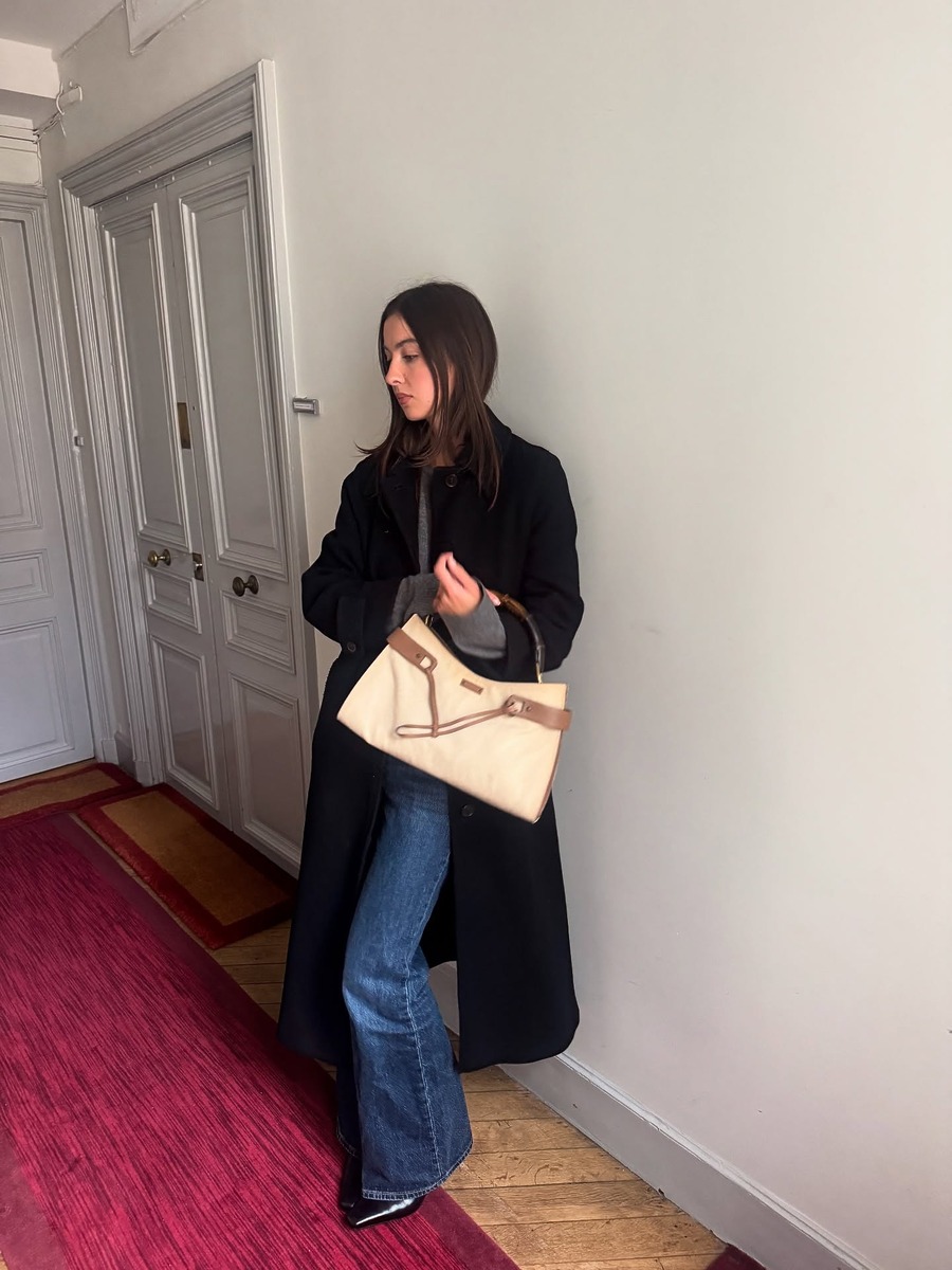 그레이 니트, 그레이 코어, Grey Knit Outfit, Grey knit ootd, grey knit