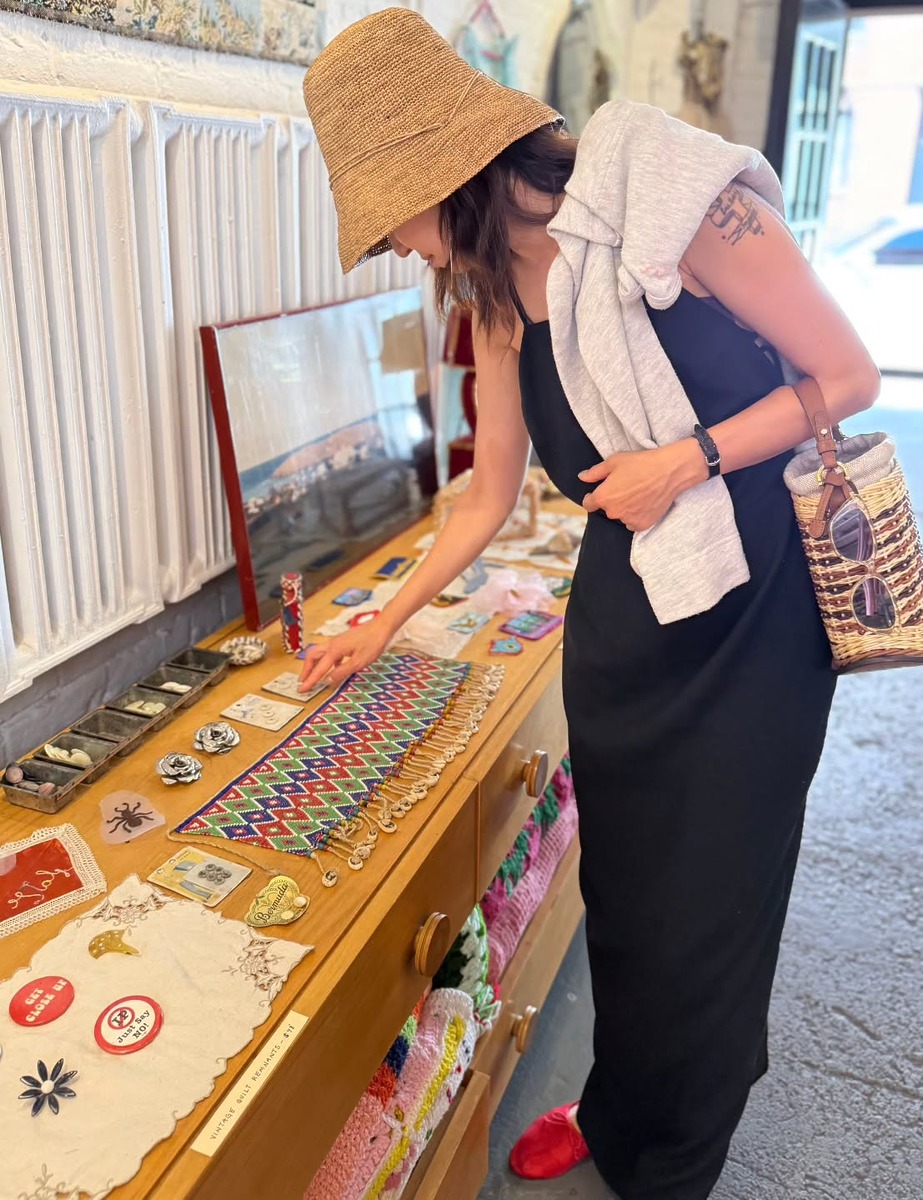 공효진 레드슈즈 매쉬슈즈 시스루슈즈