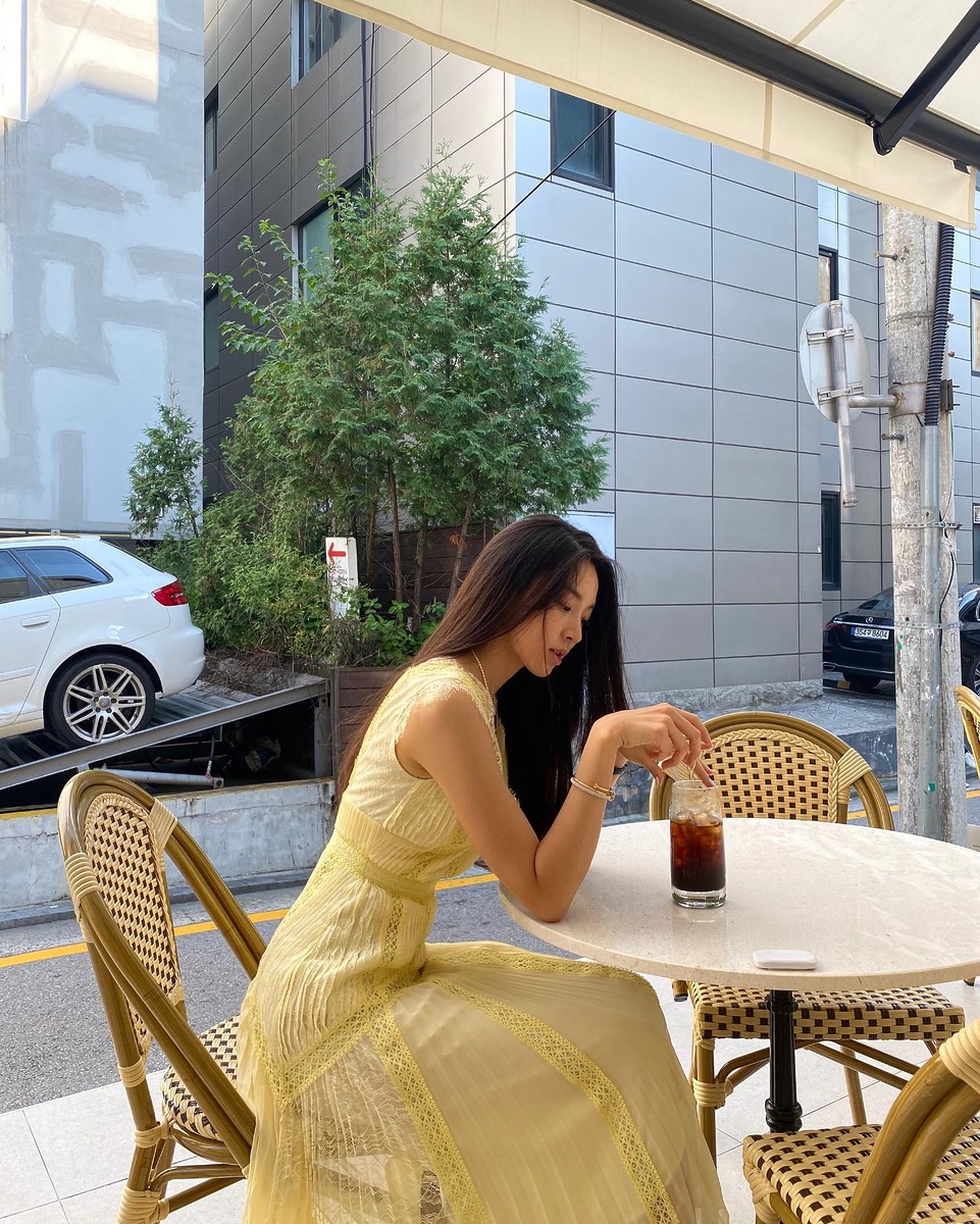 솔로지옥5 최미나수 노란색드레스 YELLOW DRESS