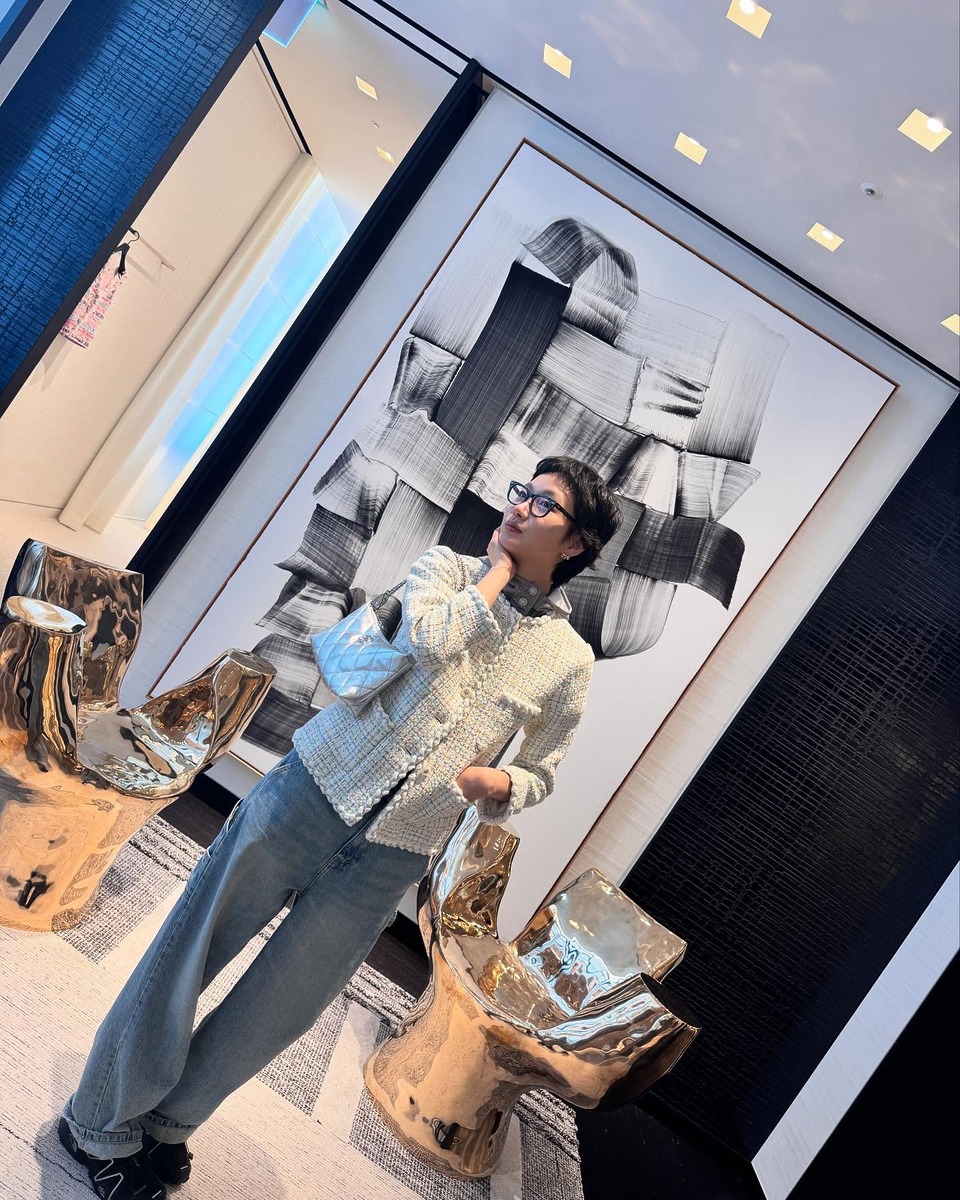 김고은 트위드재킷