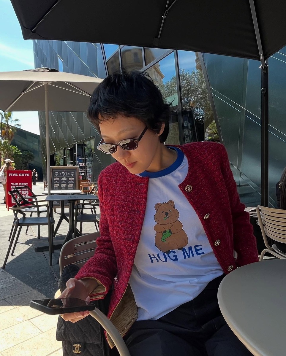 김고은 트위드재킷