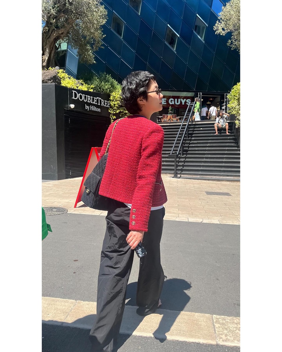 김고은 트위드재킷