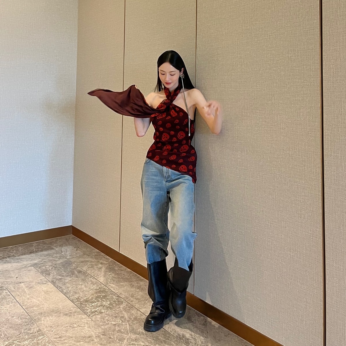 빅이어링 드롭이어링 이다희 솔로지옥