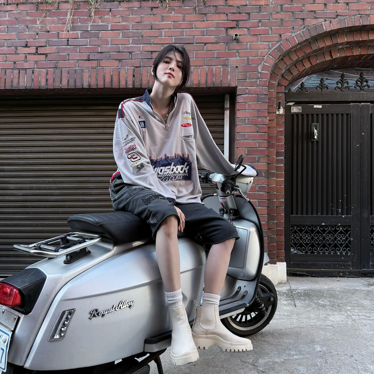 레이싱티셔츠 한소희