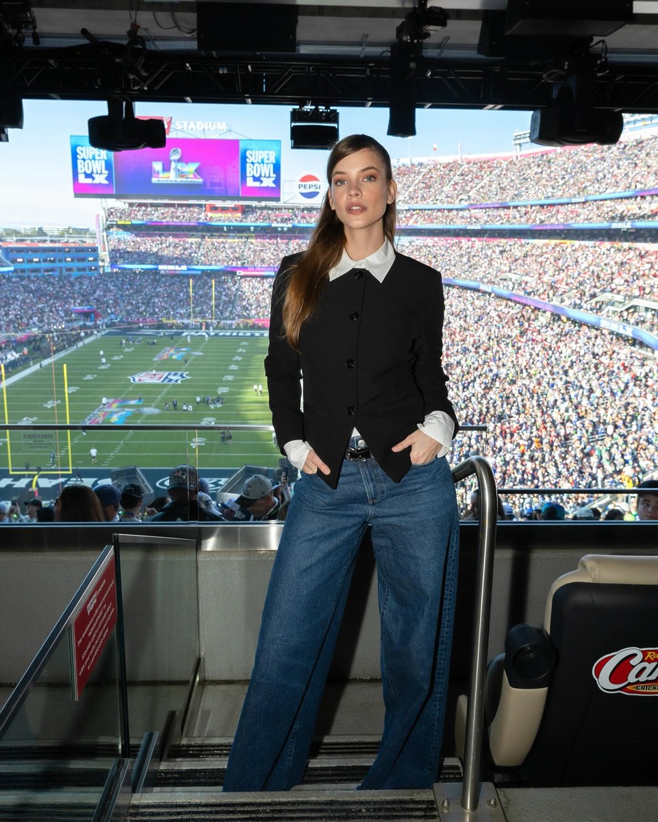 바바라팔빈 슈퍼볼 데님팬츠