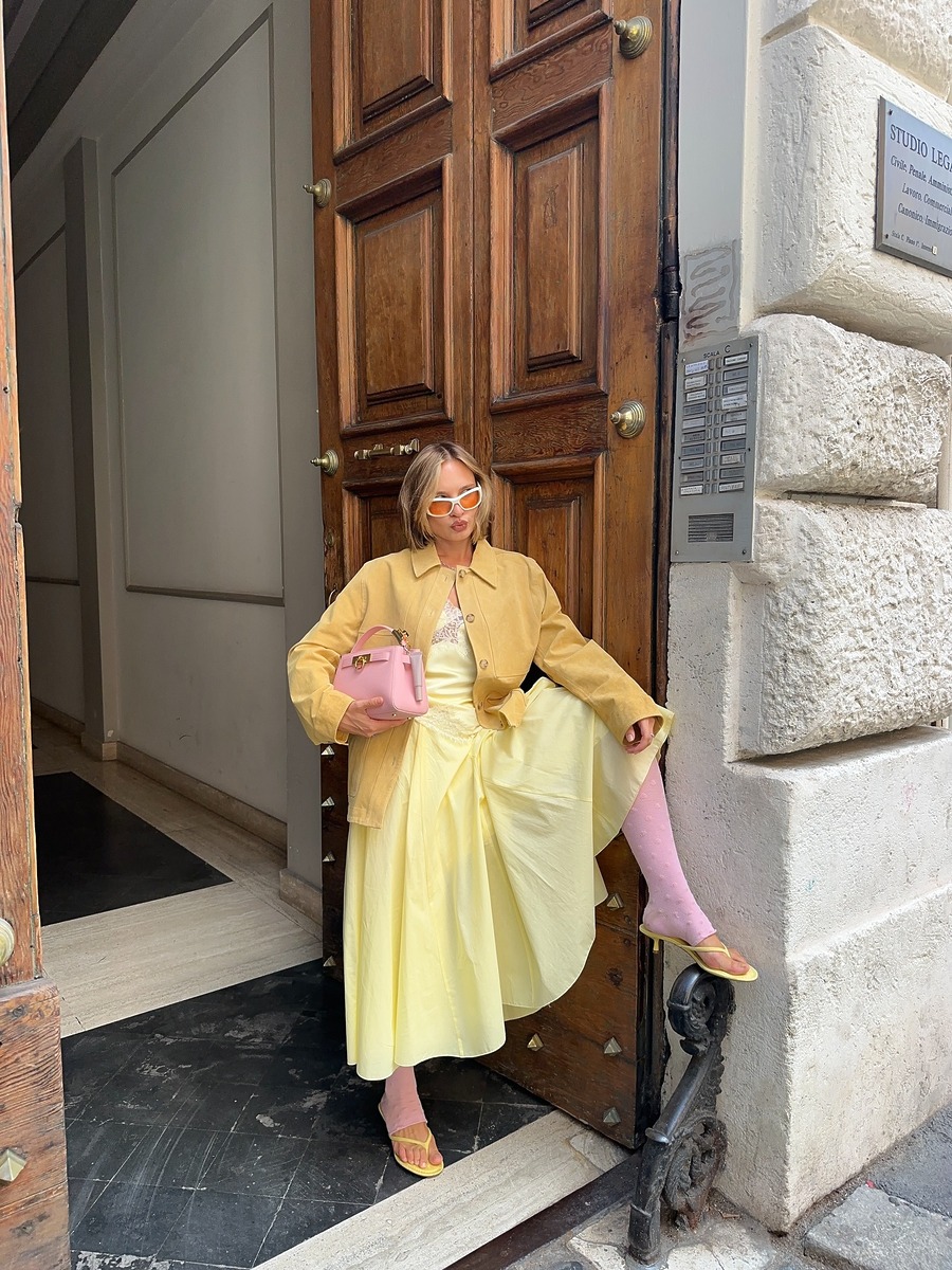 2026 spring yellow outfit, yellow outfit, spring outfit, spring fashion, 2026 trend spring fashion, 봄 패션, 옐로 패션, 노랑, 2026 트렌드 컬러