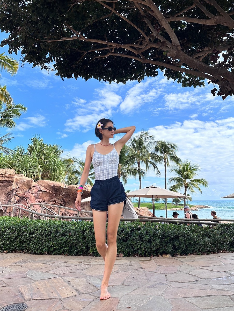 이현이 원피스수영복