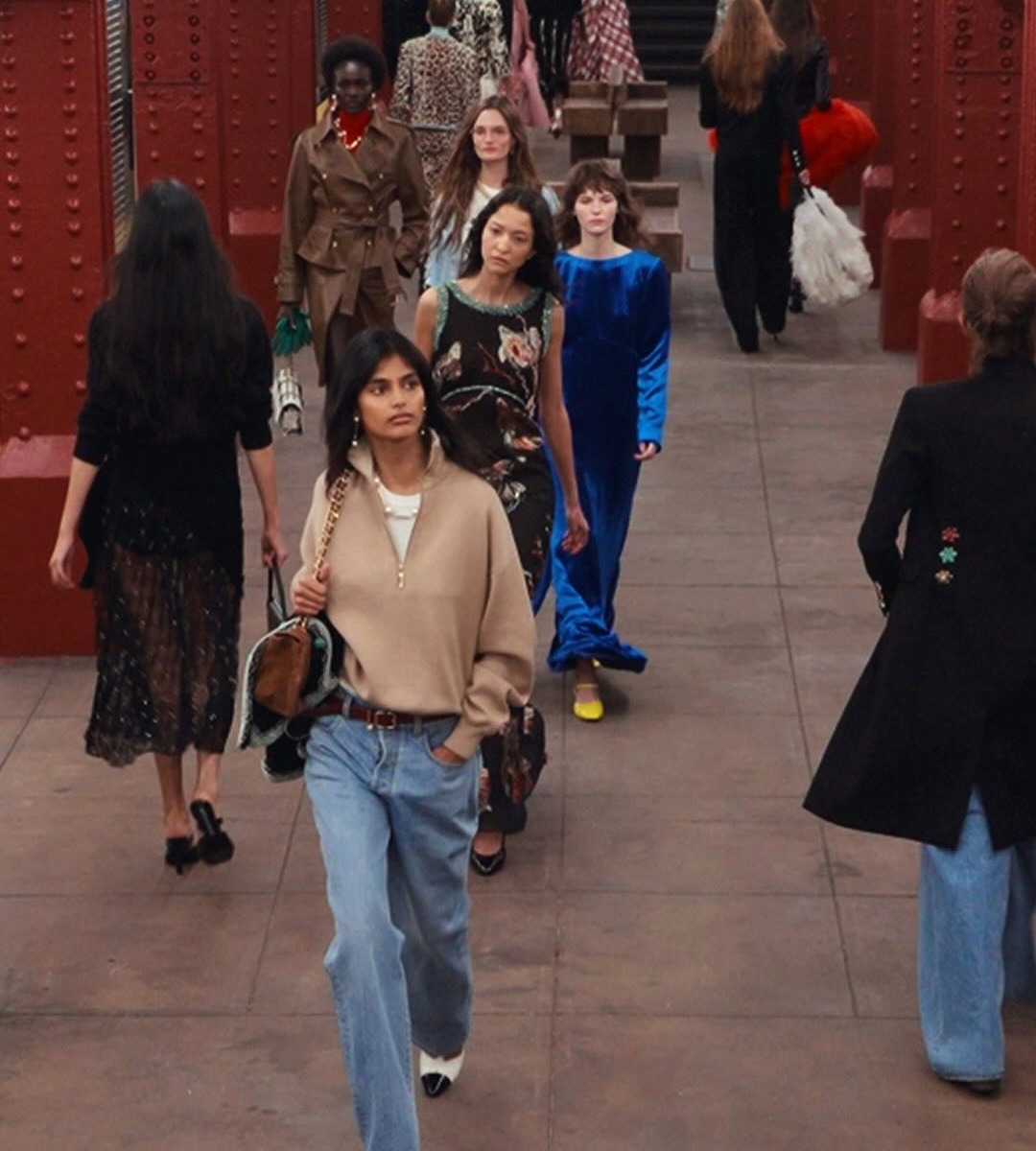 샤넬 마티유블라지 쿼터집 하프집업