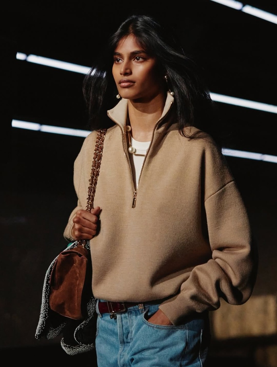 샤넬 마티유블라지 쿼터집 하프집업