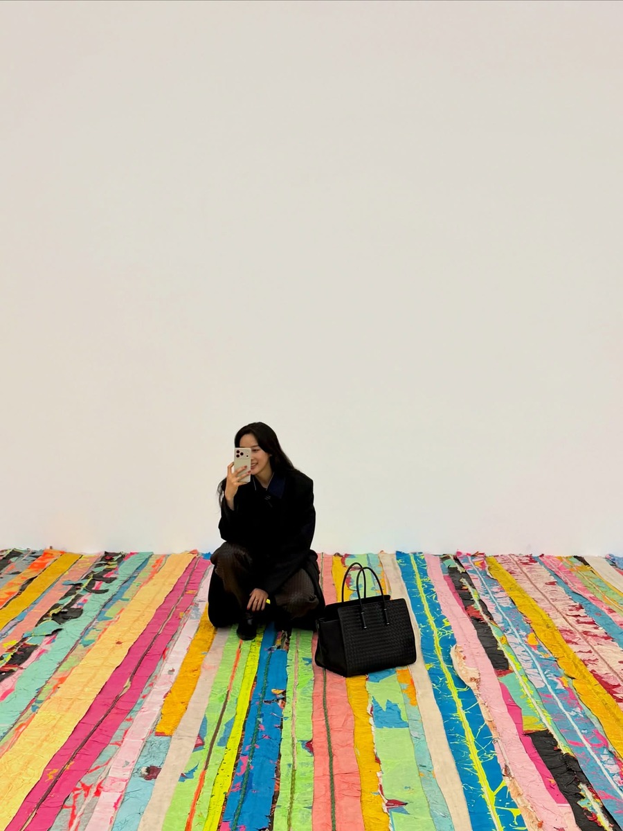 이청아 보테가베네타 빅백