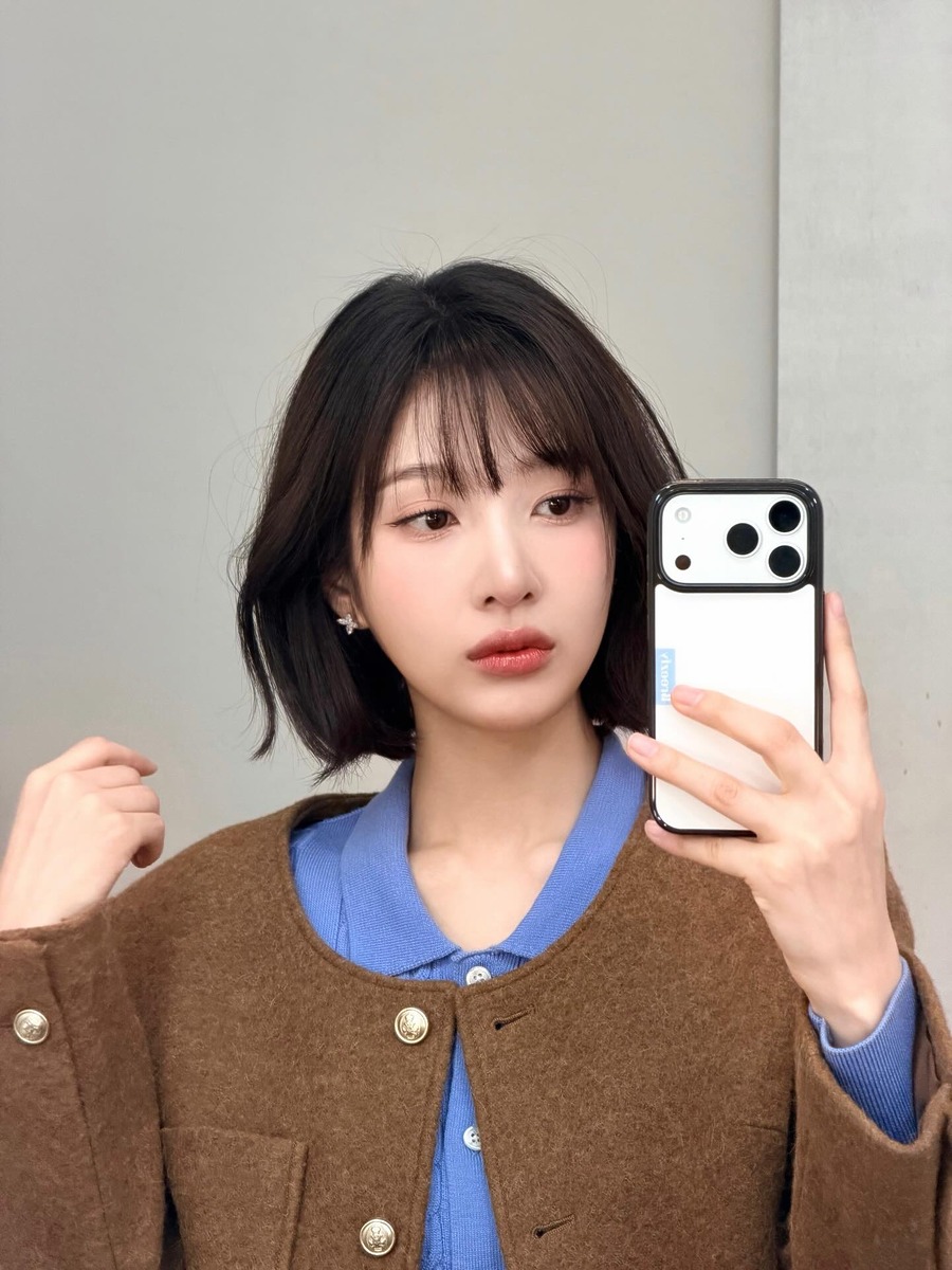 조이 폴로니트 재킷 두쫀쿠