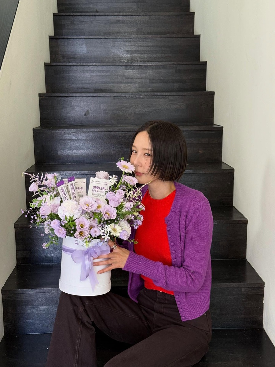 컬러티셔츠 카디건 김나영