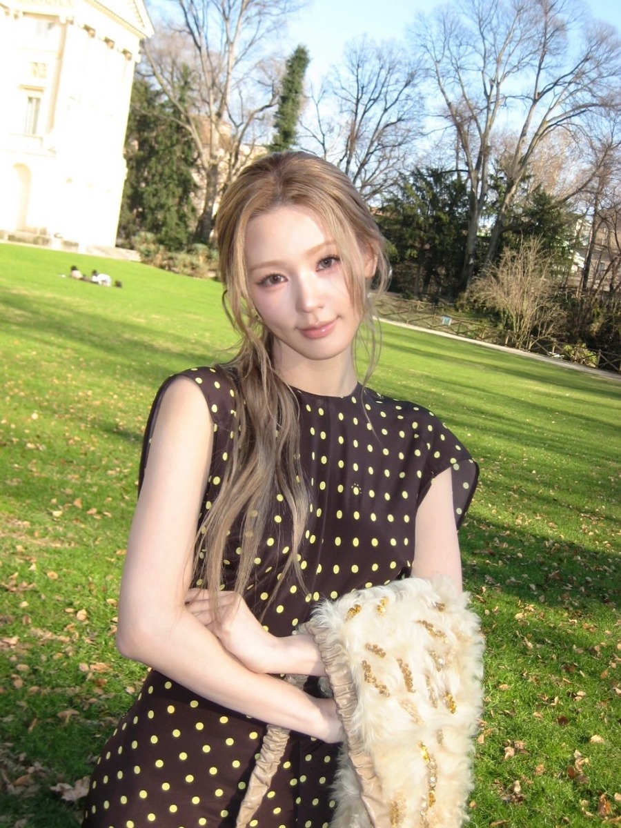 아이들 미연 도트 맥시드레스 마르니