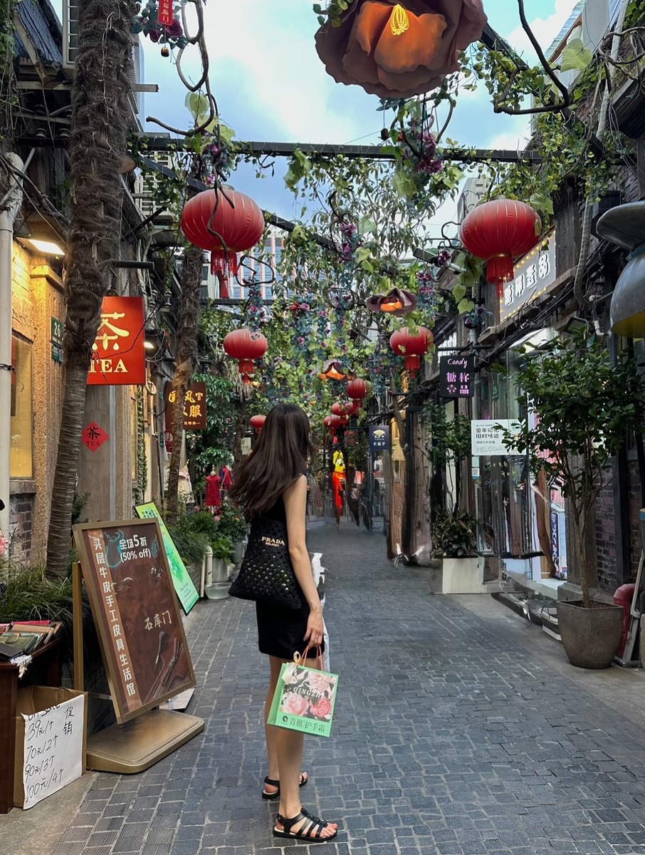 안소희 라피아백 크로셰백