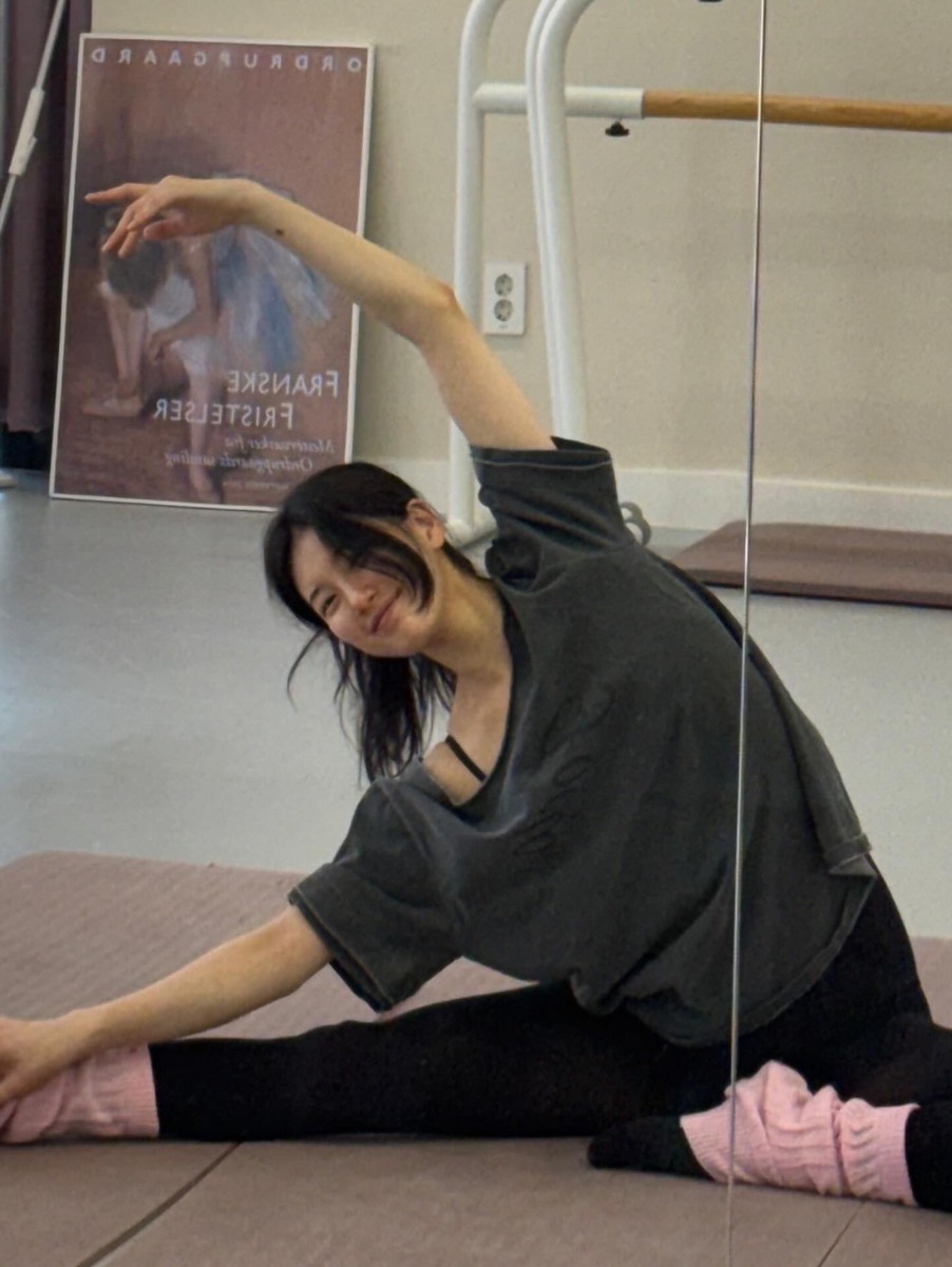 수지 커튼뱅 앞머리 발레