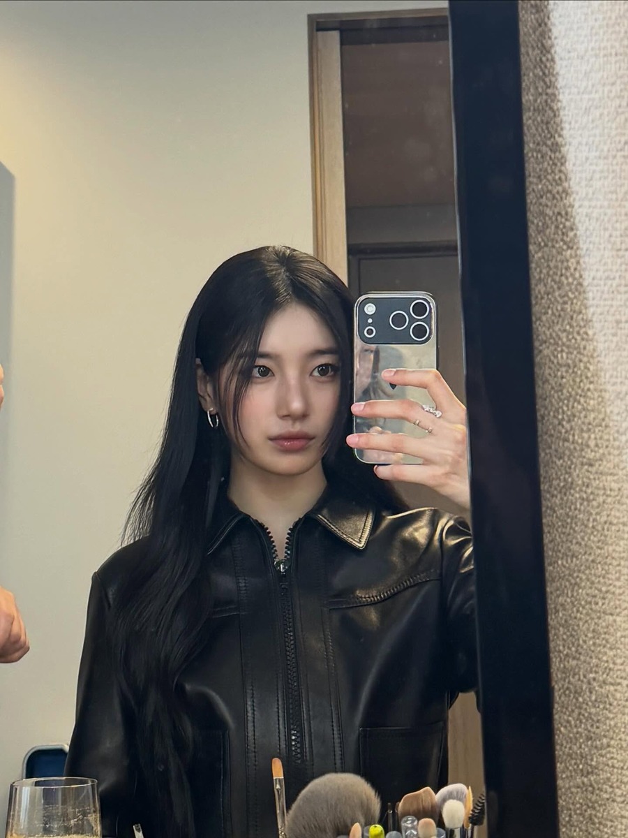 수지 커튼뱅 앞머리