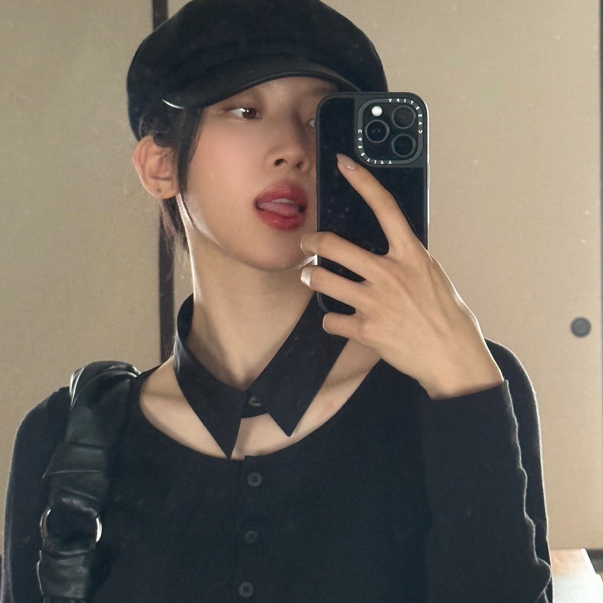 문가영 빵모자 뉴스보이캡