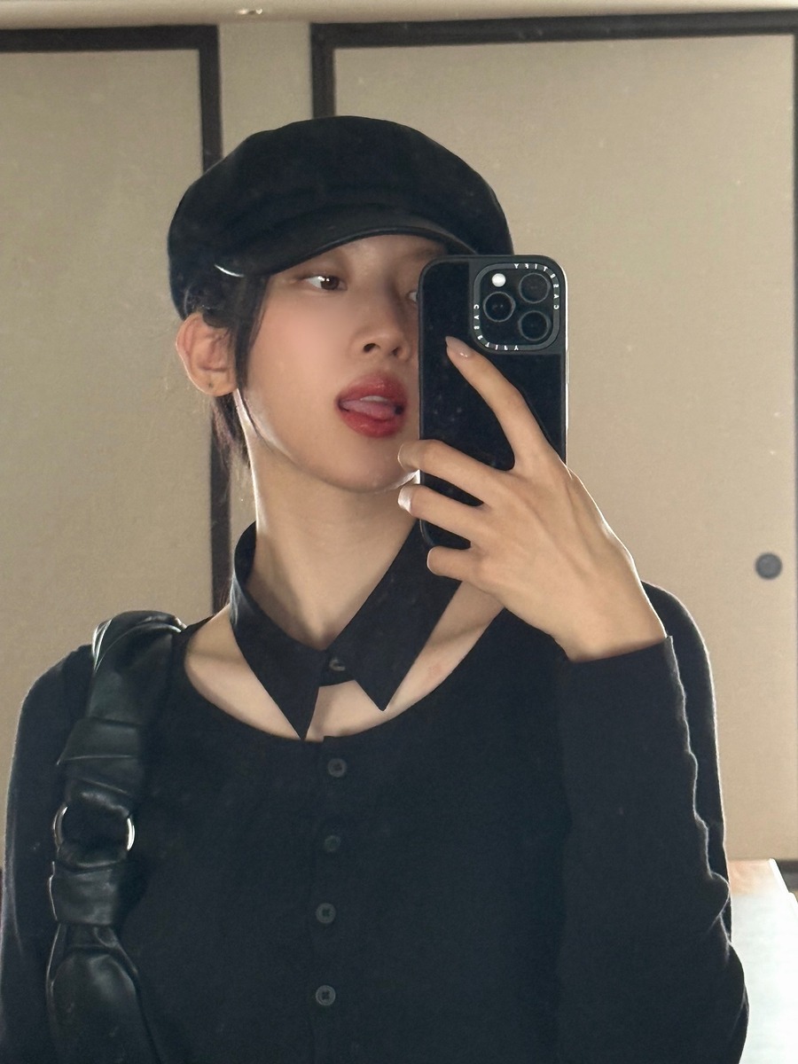 문가영 빵모자 뉴스보이캡