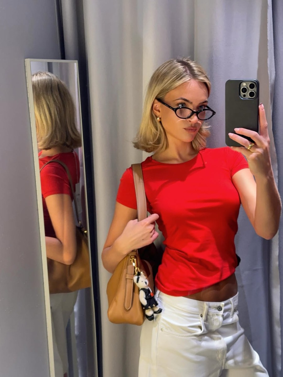 red outfit, red item, red fashion, 레드 패션, 여름 패션, 레드 아이템, 컬러해방
