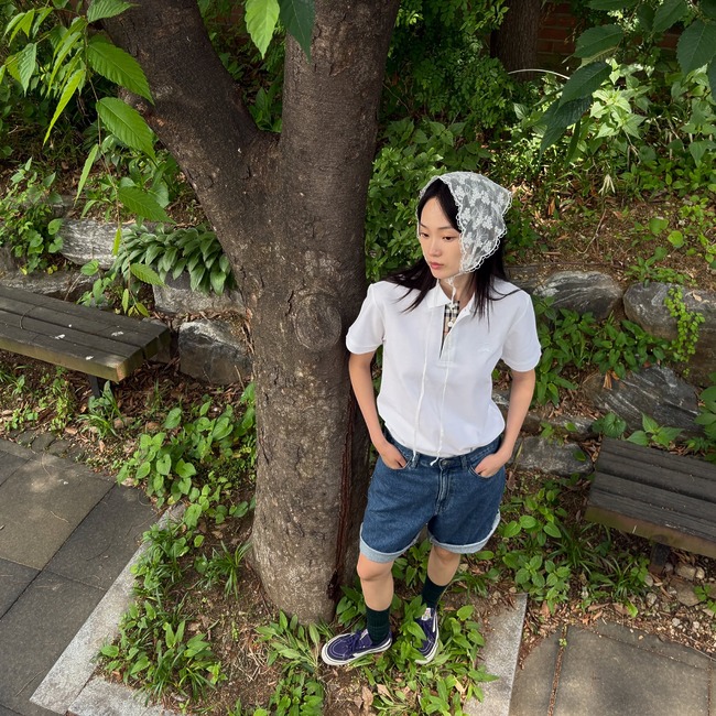 신현지 피케셔츠 폴로셔츠