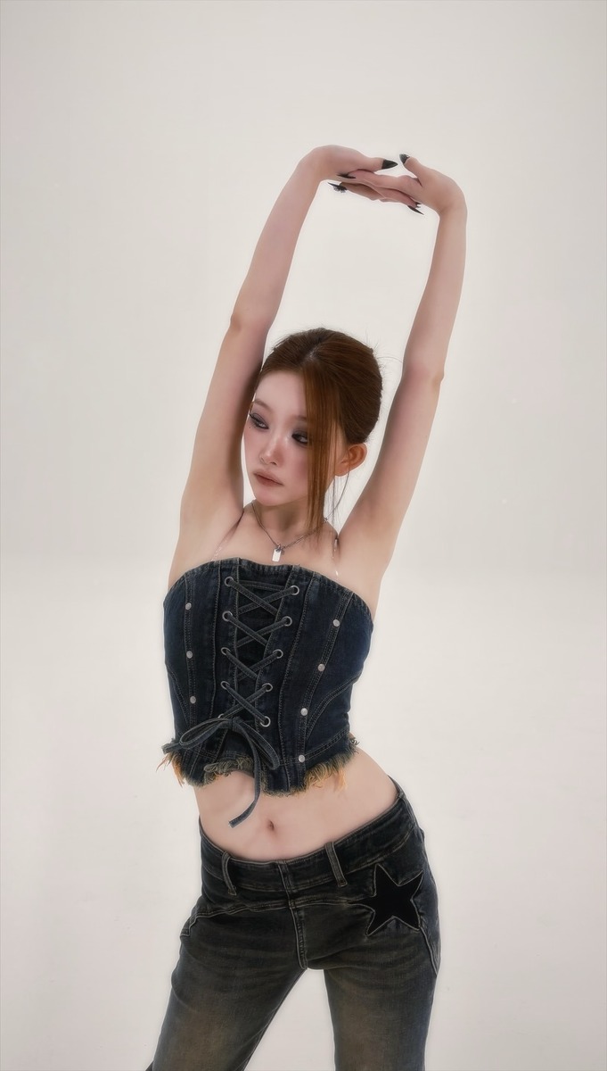 츠키 코르셋 데님