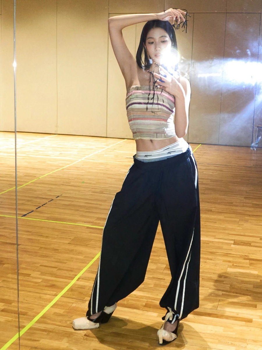 르세라핌 카즈하 코르셋 새깅