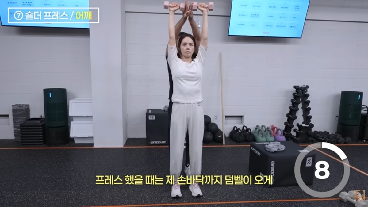 한가인 팔뚝살