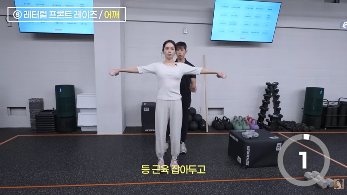 한가인 팔뚝살