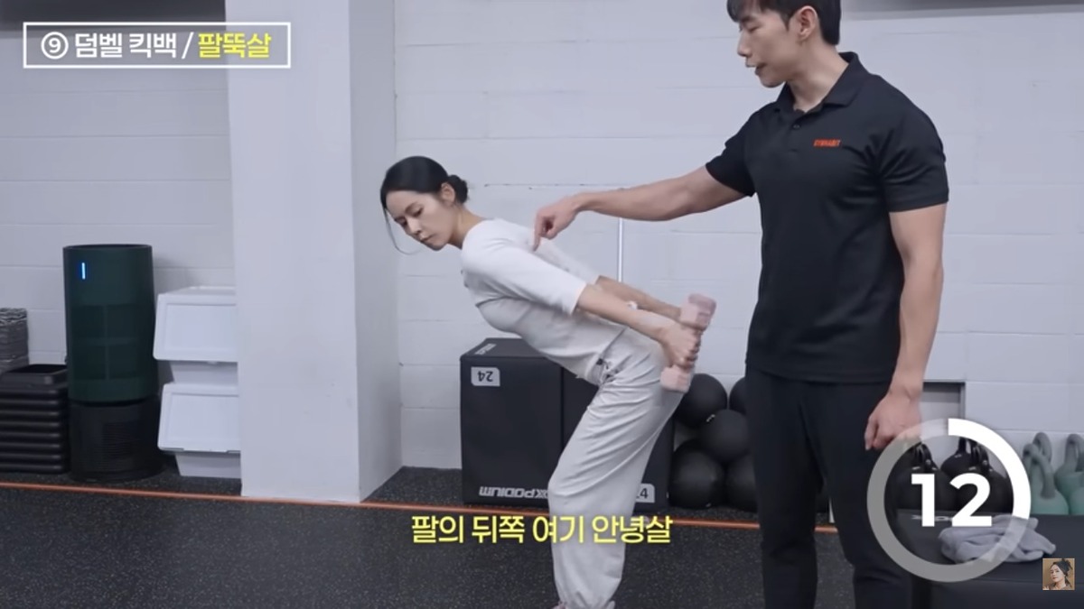 한가인 팔뚝살